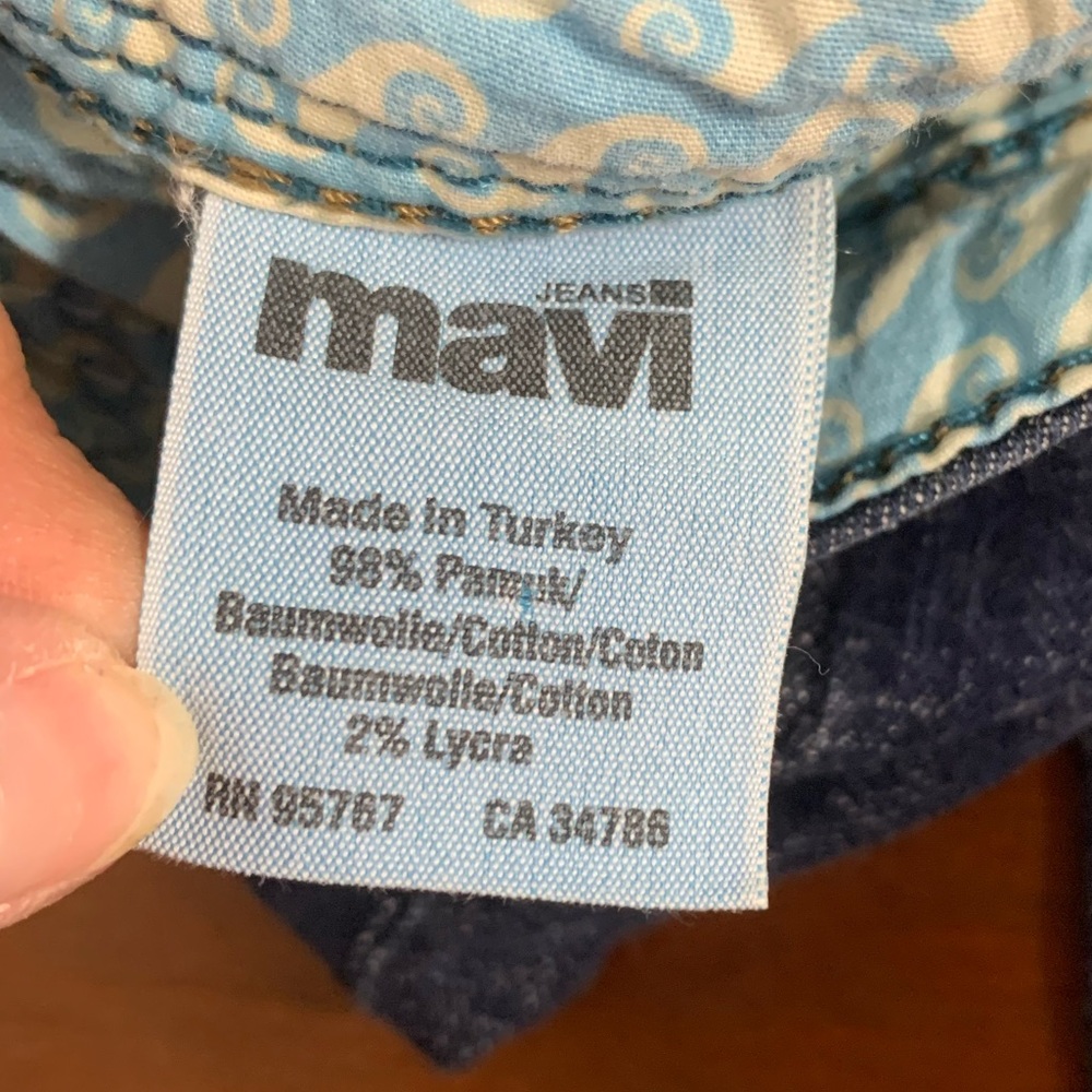 Mavi Dark Denim Mona Jeans - Picture 4 of 5